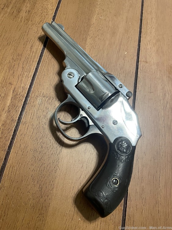 Iver Johnson Safety Hammerless .38S&W Antique Revolver NO FFL Needed -img-6