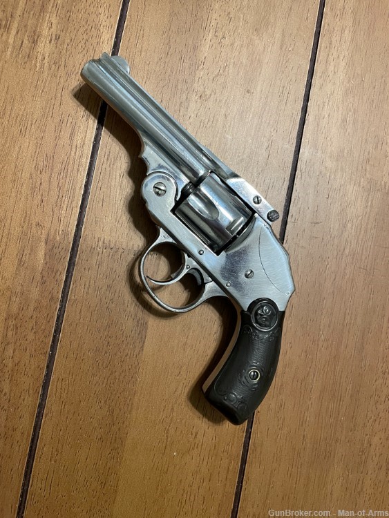 Iver Johnson Safety Hammerless .38S&W Antique Revolver NO FFL Needed -img-0