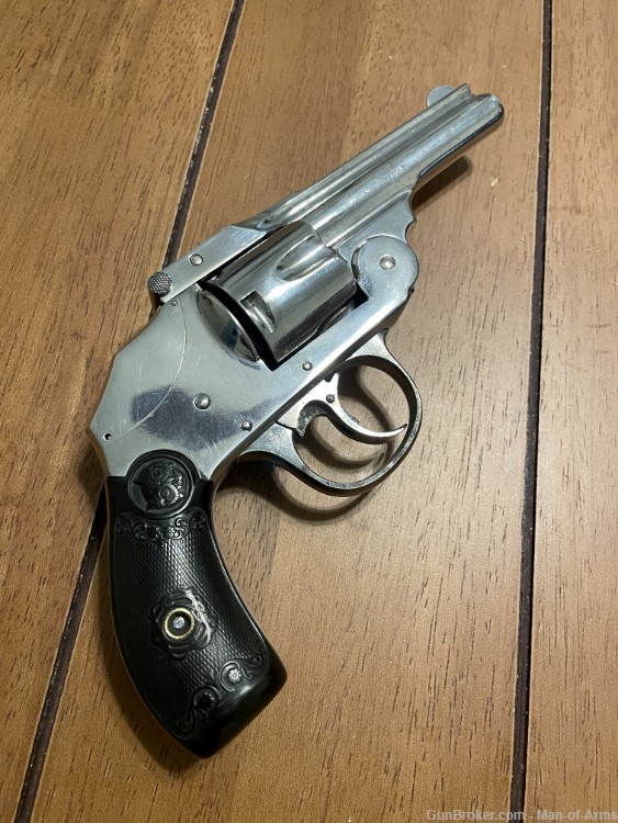 Iver Johnson Safety Hammerless .38S&W Antique Revolver NO FFL Needed -img-7