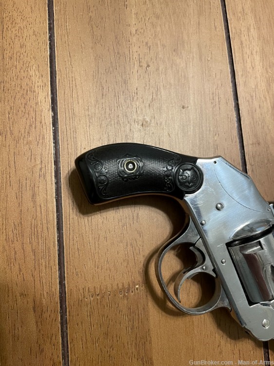 Iver Johnson Safety Hammerless .38S&W Antique Revolver NO FFL Needed -img-2