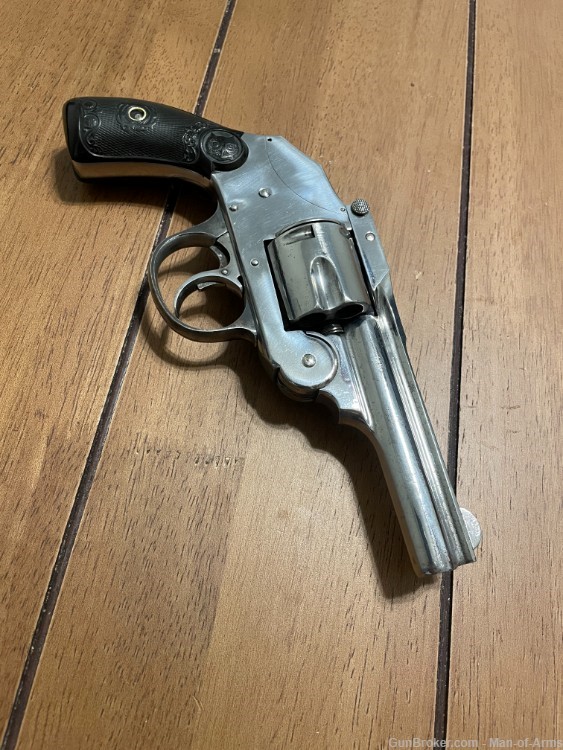Iver Johnson Safety Hammerless .38S&W Antique Revolver NO FFL Needed -img-5