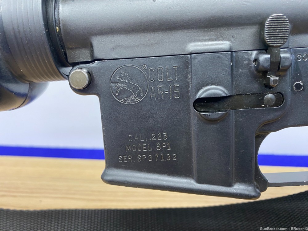 1974 Colt AR-15 SP1 5.56 Black 20" *ULTRA RARE/DESIRABLE PRE-BAN MODEL*-img-24