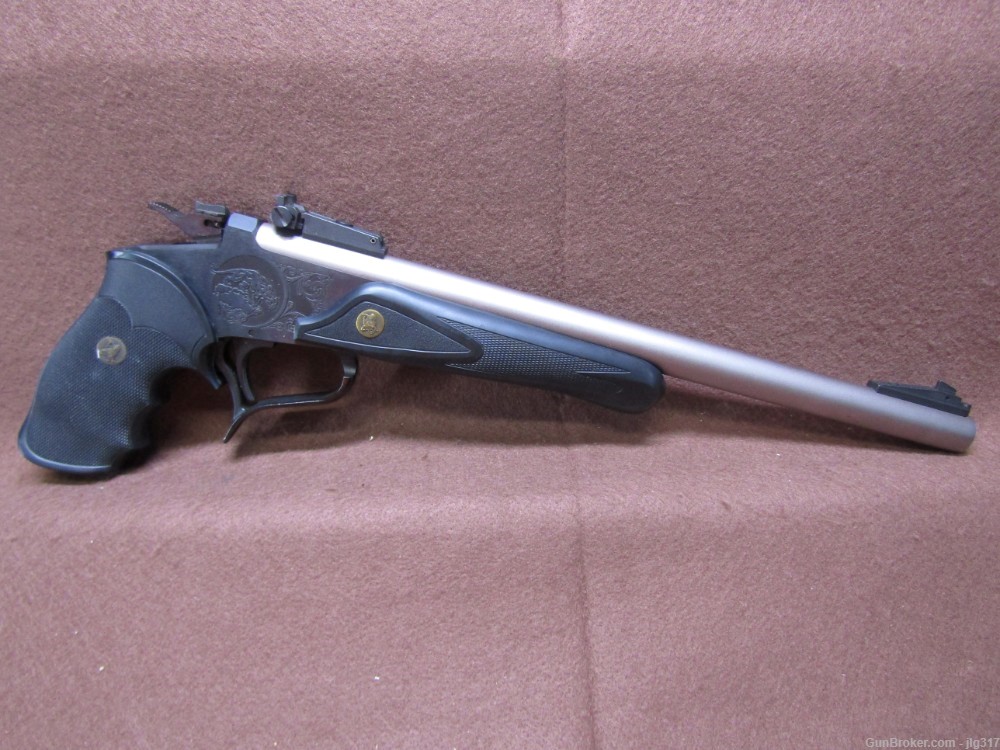 Thompson Center Arms Contender 35 Rem Super 14 Top Break Single Shot Pistol-img-0