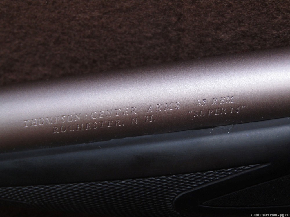 Thompson Center Arms Contender 35 Rem Super 14 Top Break Single Shot Pistol-img-15