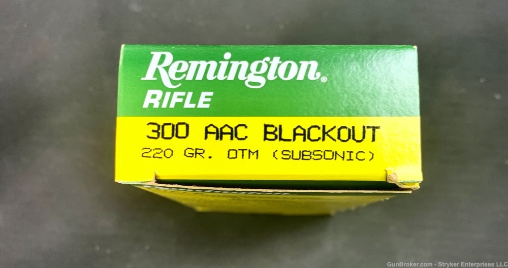 200 round case Remington 300 AAC Blackout 220 Gr. OTM Subsonic Ammuntion-img-1