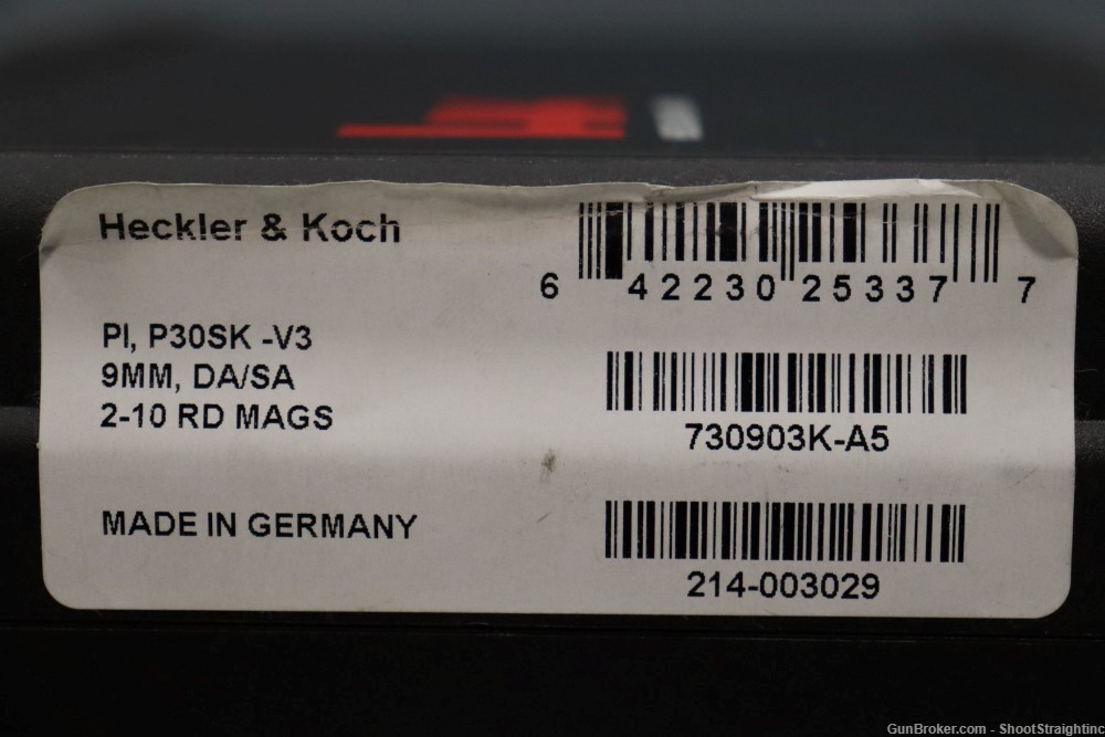 Heckler & Koch P30SK V3 9mm 3.27" w/Box-img-17