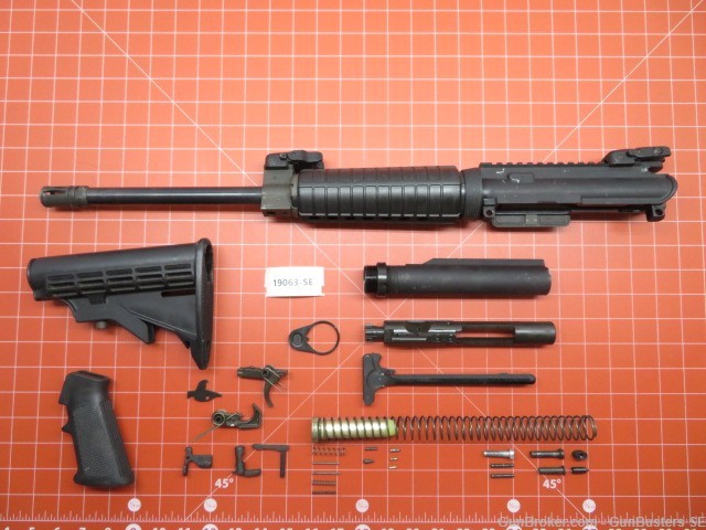 Smith & Wesson M&P15 with Ruger Sight 5.56 Nato 1/9 Repair Parts #19063-SE-img-1