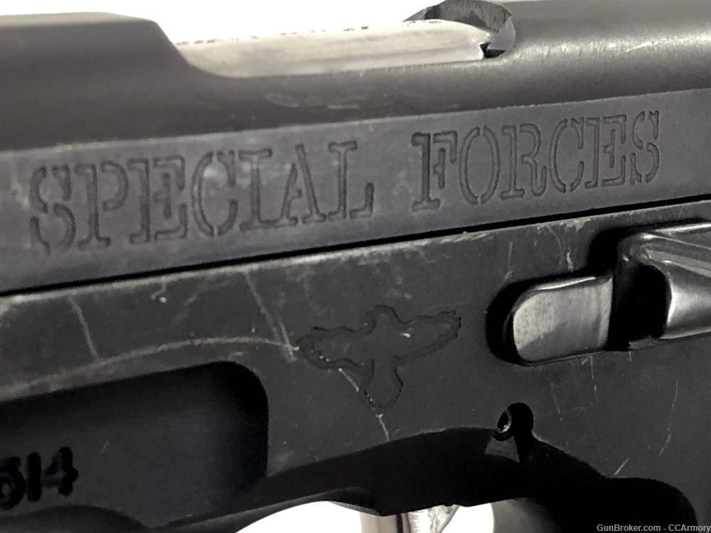 RARE Factory Original D&D Bren Ten Special Forces Dark 10mm Auto Pistol -img-19