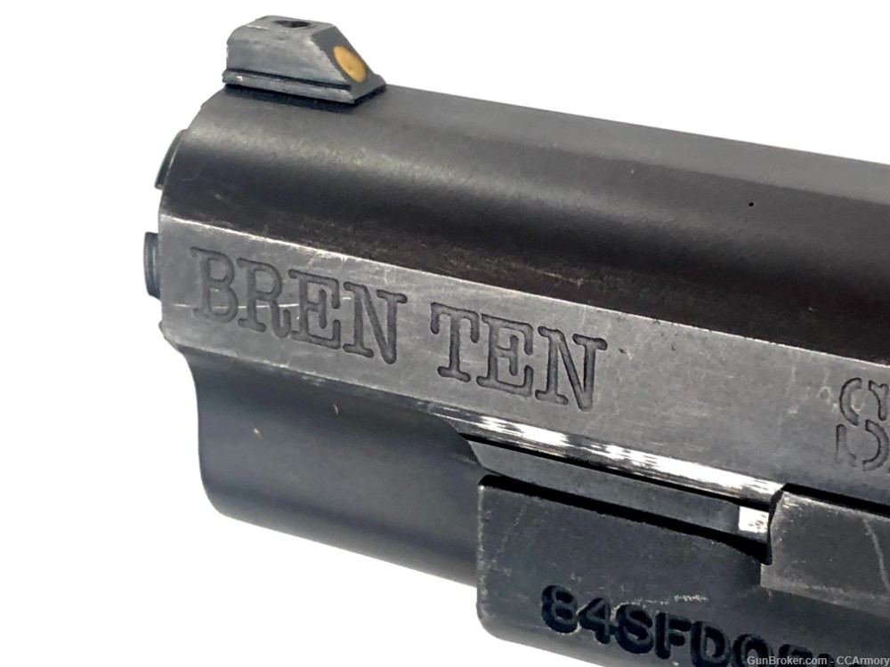 RARE Factory Original D&D Bren Ten Special Forces Dark 10mm Auto Pistol -img-22