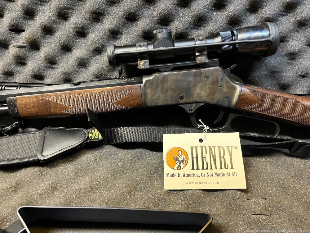 Henry Big Boy Side Gate Color Case Hardened .44 Magnum Lever Rifle -img-5