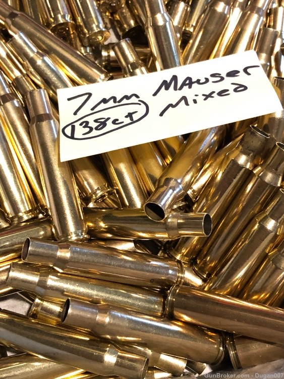 7mm Mauser brass 138ct mixed headstamped -img-4