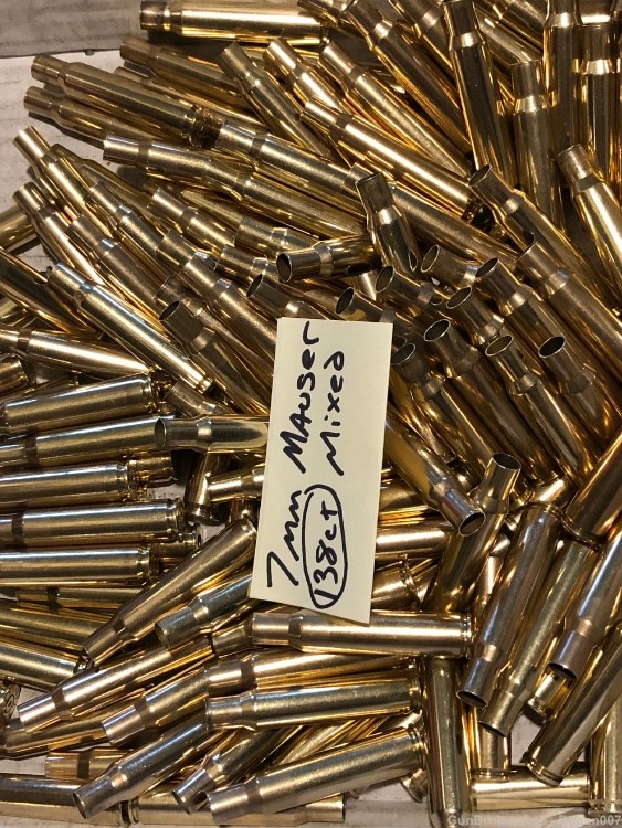 7mm Mauser brass 138ct mixed headstamped -img-3