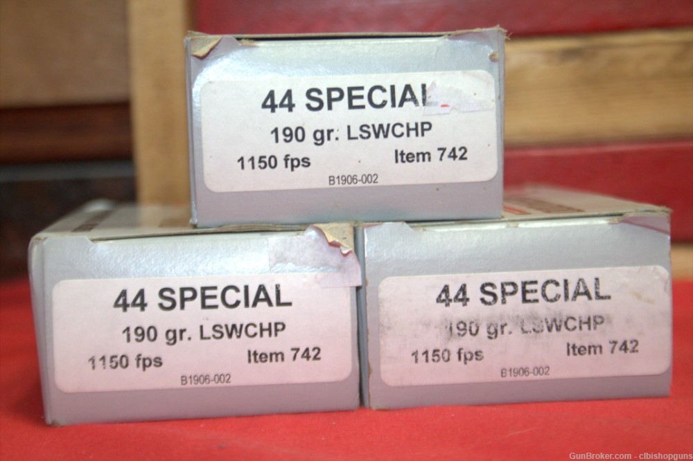 Underwood Ammo 44 Special 190 Grain LSWCHP 3 Boxes 150 Rounds ammo-img-0