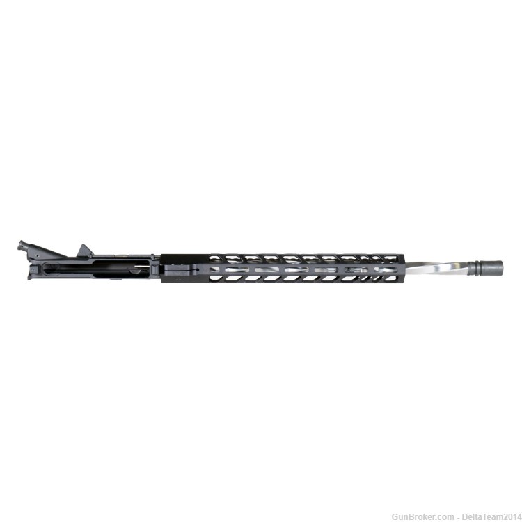 AR15 17" 223 Wylde Complete Upper | Flat Spiral Barrel | BCG & CH Included-img-2