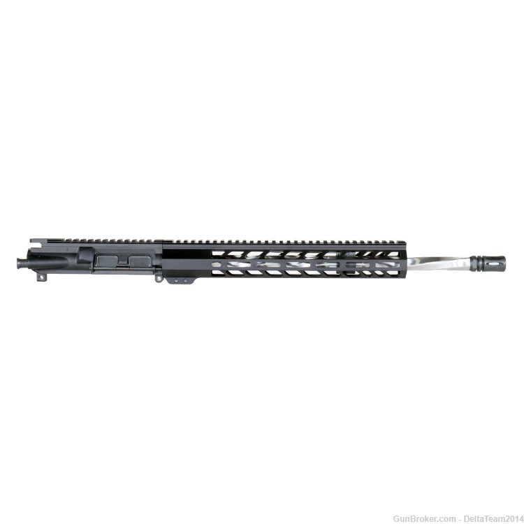 AR15 17" 223 Wylde Complete Upper | Flat Spiral Barrel | BCG & CH Included-img-1