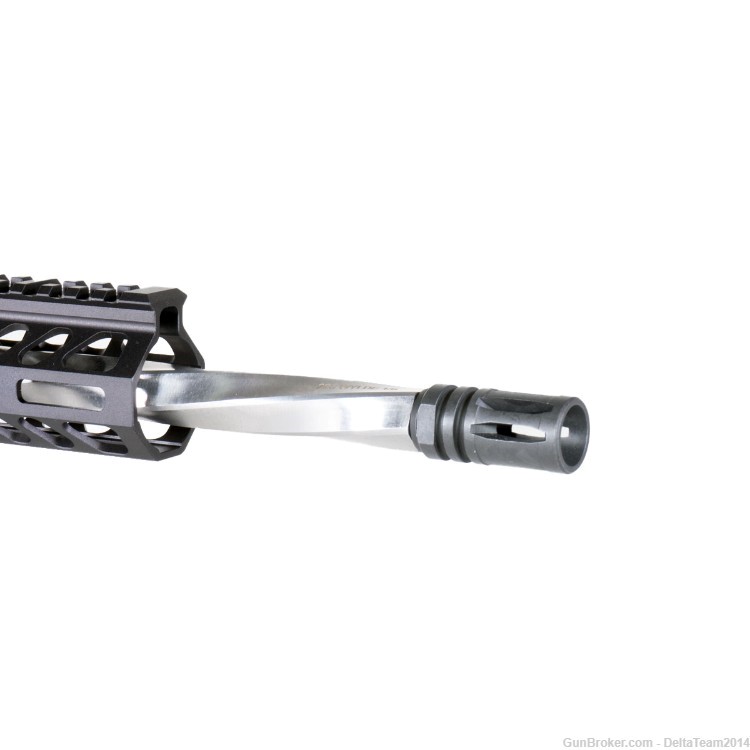 AR15 17" 223 Wylde Complete Upper | Flat Spiral Barrel | BCG & CH Included-img-4