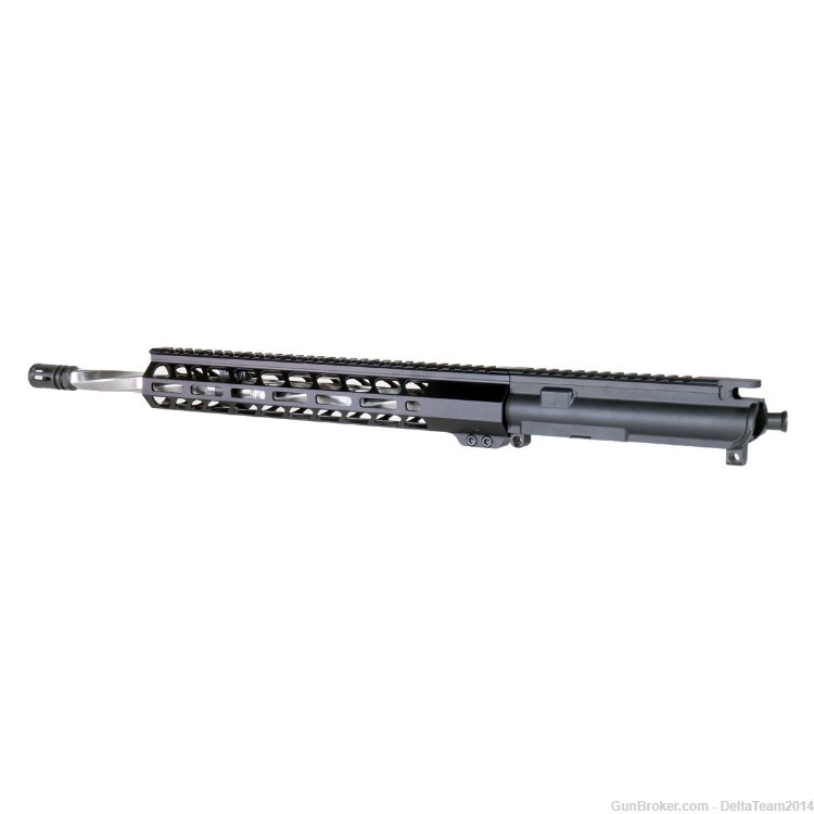 AR15 17" 223 Wylde Complete Upper | Flat Spiral Barrel | BCG & CH Included-img-3