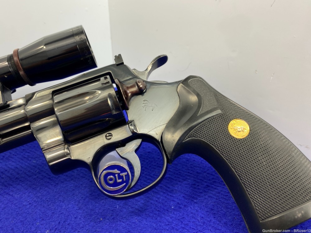 1981 Colt Python Hunter .357 Blue 8" -COVETED 1 YEAR PRODUCTION- Ultra Rare-img-8