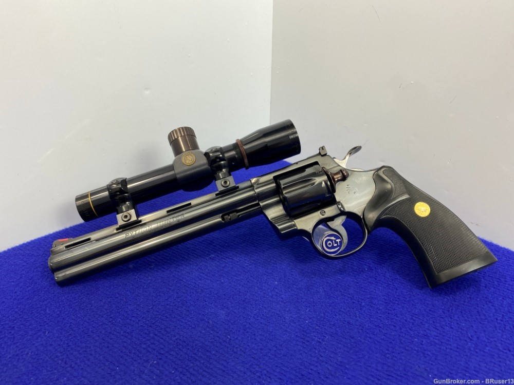 1981 Colt Python Hunter .357 Blue 8" -COVETED 1 YEAR PRODUCTION- Ultra Rare-img-5