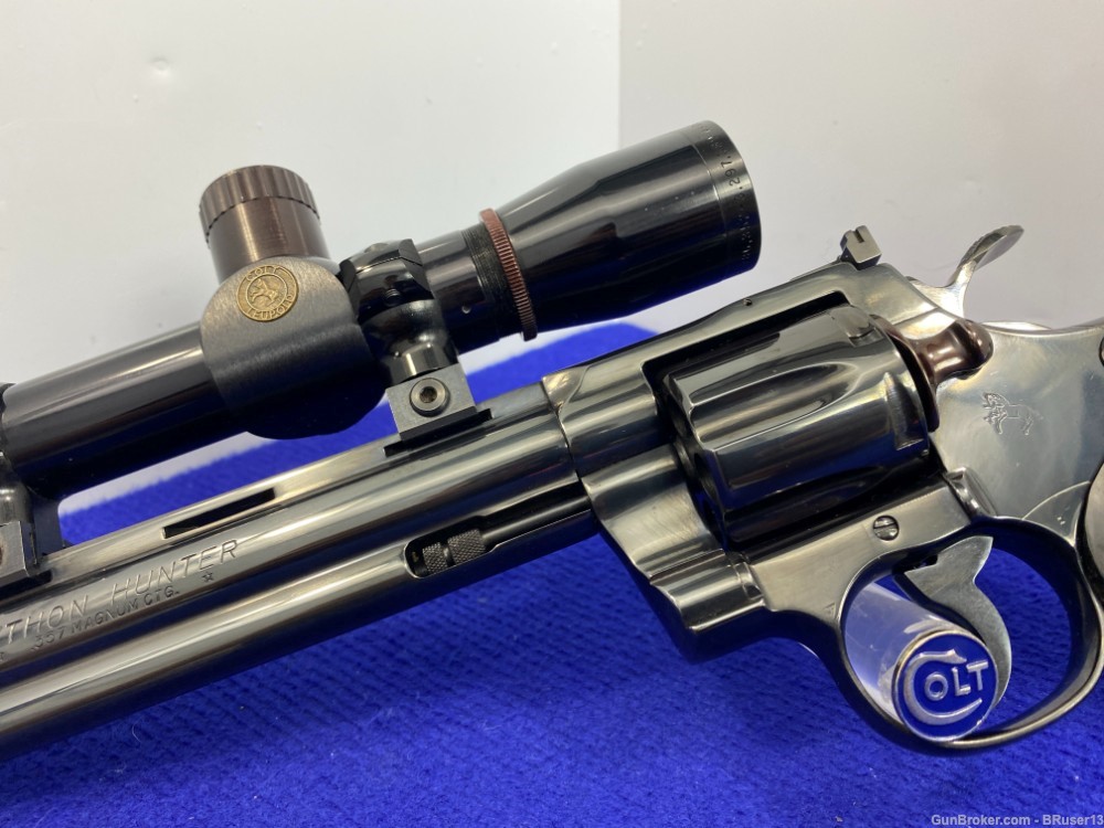 1981 Colt Python Hunter .357 Blue 8" -COVETED 1 YEAR PRODUCTION- Ultra Rare-img-9