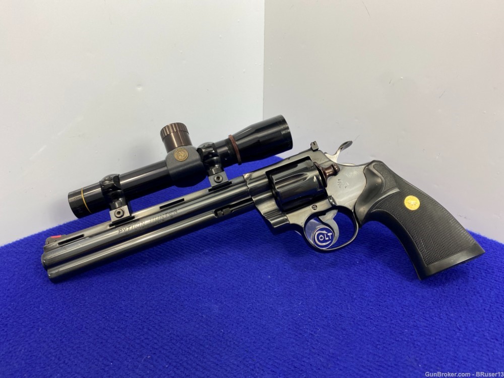 1981 Colt Python Hunter .357 Blue 8" -COVETED 1 YEAR PRODUCTION- Ultra Rare-img-6