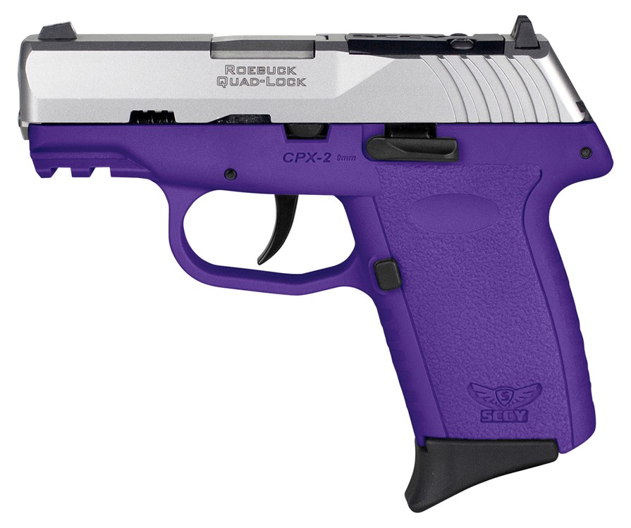 SCCY Industries CPX-2 Gen3 RDR 9mm Luger Pistol 3.10 Purple NS CPX2TTPURDRG-img-1