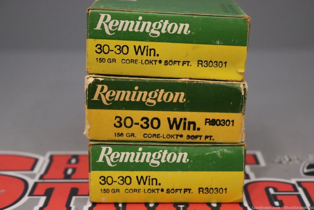 Lot O' Three (3) Boxes of 60rds Remington .30-30 Winchester 150gr CORE-LOKT-img-0
