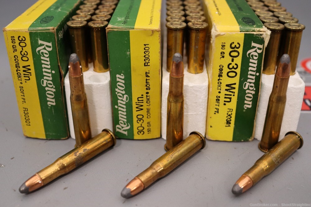 Lot O' Three (3) Boxes of 60rds Remington .30-30 Winchester 150gr CORE-LOKT-img-2