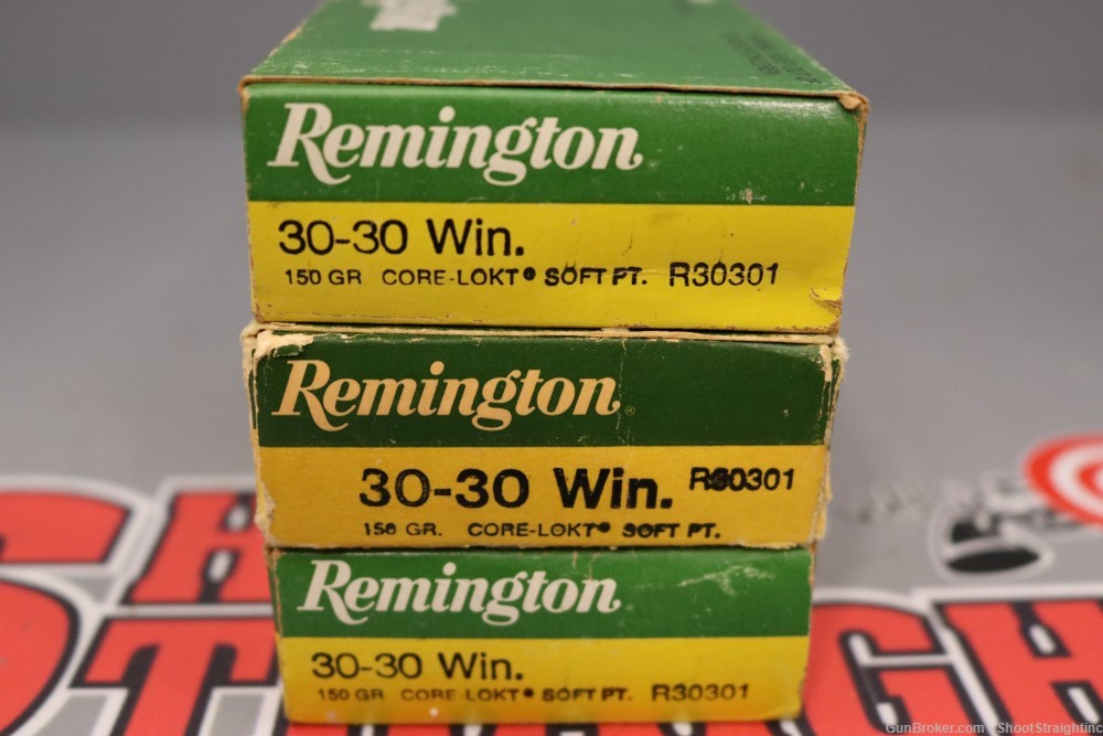 Lot O' Three (3) Boxes of 60rds Remington .30-30 Winchester 150gr CORE-LOKT-img-10