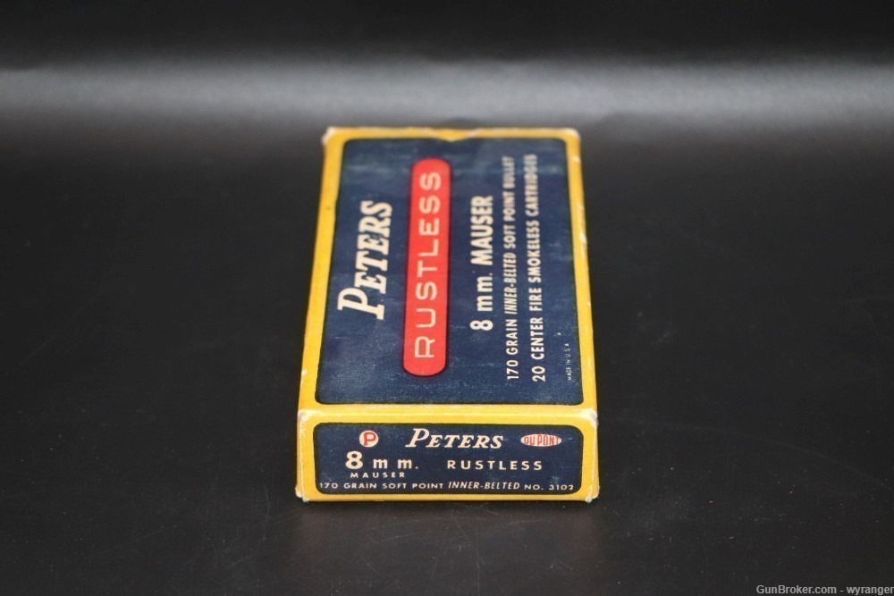Peters 8mm Mauser 170 Gr SP - 20 Rounds-img-2
