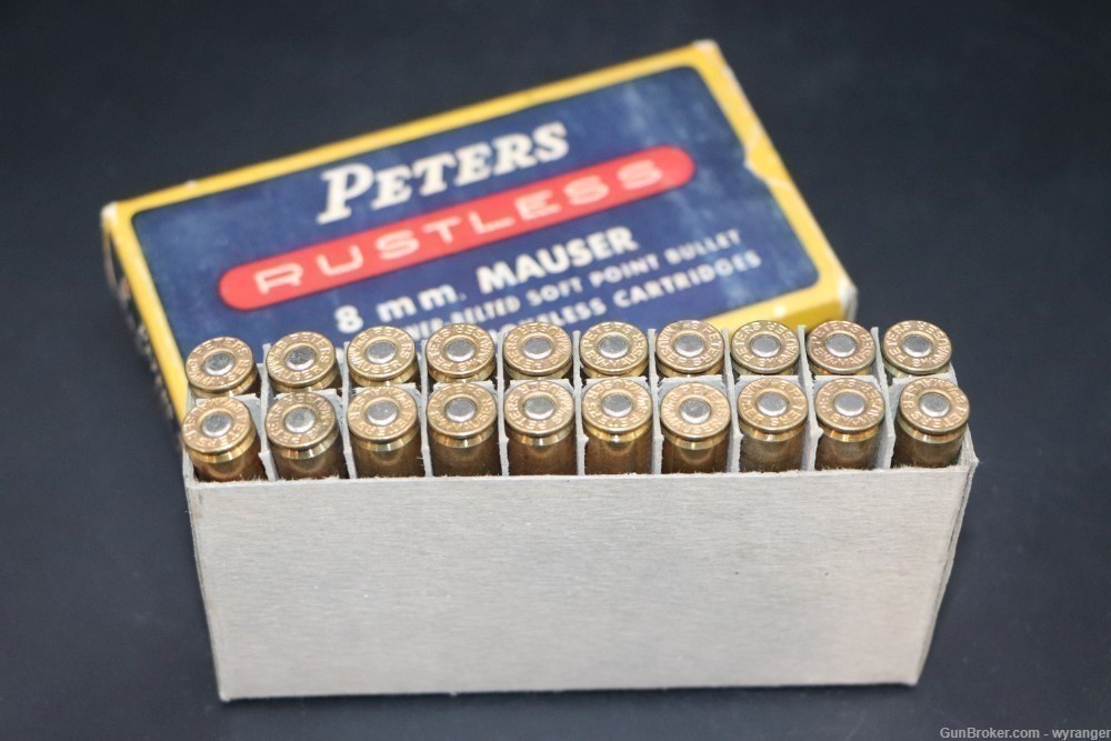 Peters 8mm Mauser 170 Gr SP - 20 Rounds-img-1