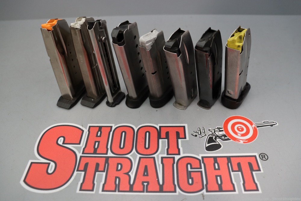 Box O' [8] Miscellaneous Smith & Wesson Pistol Magazines-img-0