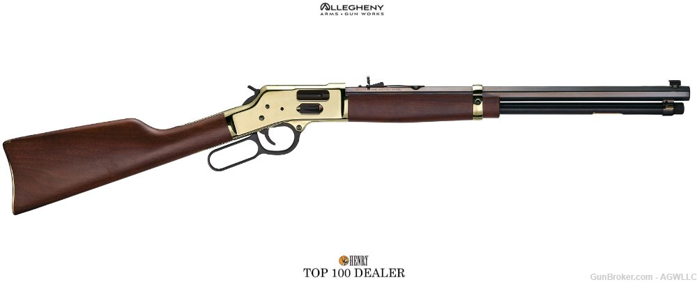 Henry H006GM Big Boy Brass Rifle, .357 Mag/.38 SPL-img-0