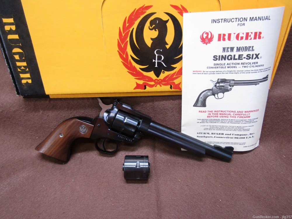 Ruger New Model Single Six Convertible 22 LR/Mag Single Action Revolver -img-0