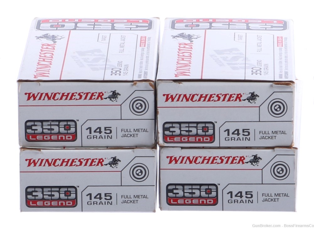 Winchester USA .350 Legend 145gr FMJ Lot of 80 USA3501 (JFM) -img-0