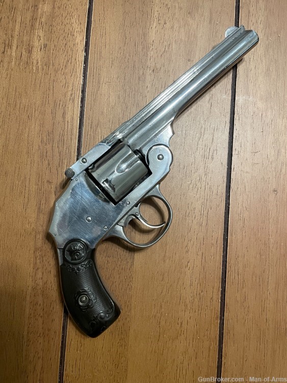 Iver Johnson Safety Hammerless .38S&W Antique Revolver NO FFL Needed -img-1