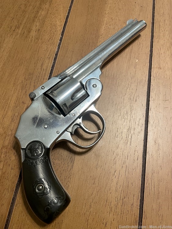 Iver Johnson Safety Hammerless .38S&W Antique Revolver NO FFL Needed -img-8