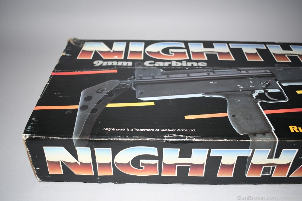 Nice Weaver Arms Nighthawk Semi Auto Carbine 9mm W Orig Box & Belt Buckle-img-53