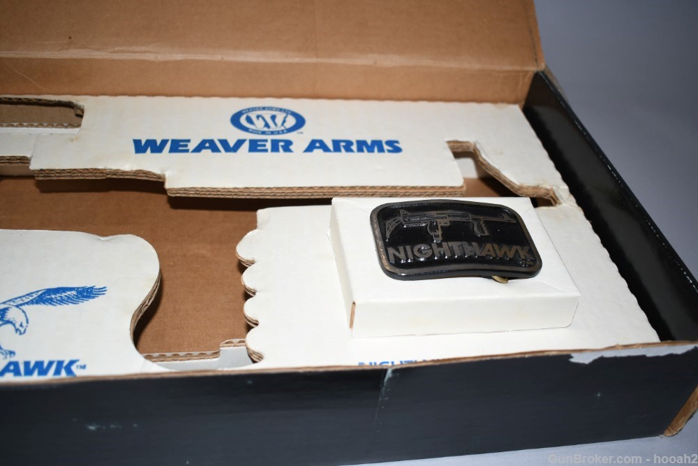 Nice Weaver Arms Nighthawk Semi Auto Carbine 9mm W Orig Box & Belt Buckle-img-61