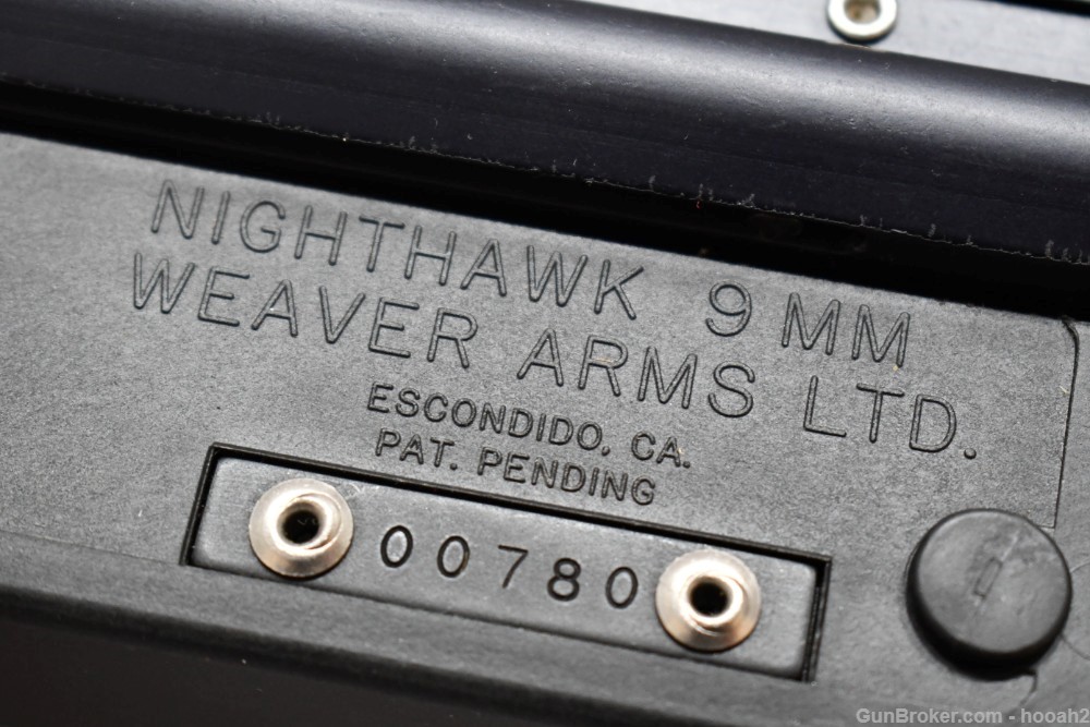 Nice Weaver Arms Nighthawk Semi Auto Carbine 9mm W Orig Box & Belt Buckle-img-41