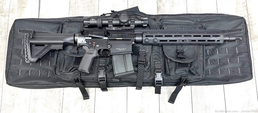 HECKLER AND KOCH H&K MR762 A1 7.62 NATO LIKE NEW TRIJICON-img-0