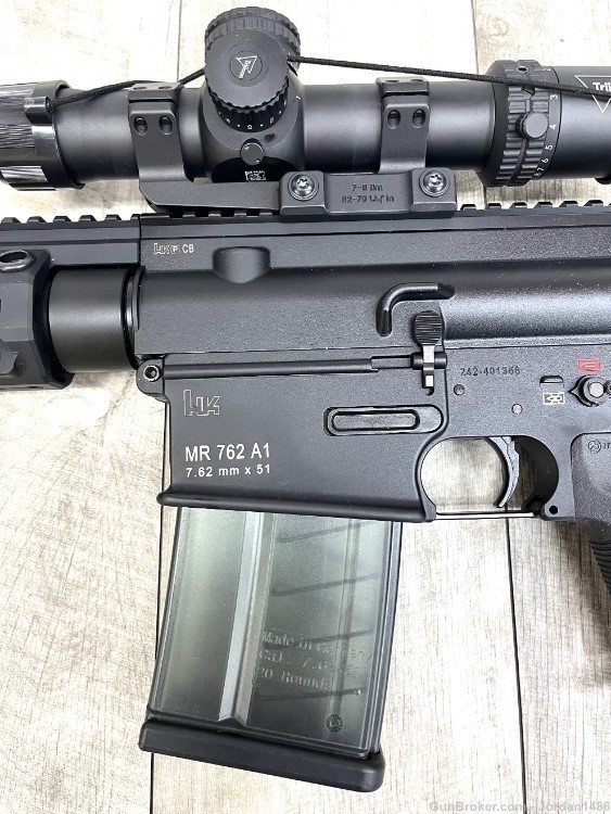 HECKLER AND KOCH H&K MR762 A1 7.62 NATO LIKE NEW TRIJICON-img-7