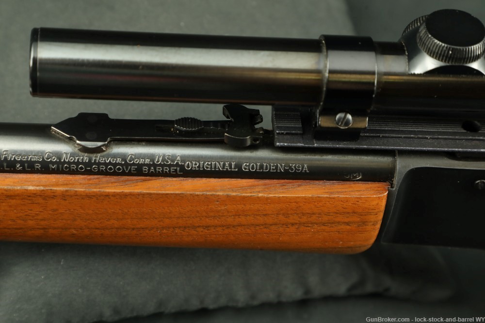 Marlin Firearms Co. Golden 39A 24” .22 S/L/LR JM Takedown Lever Rifle 1977-img-29