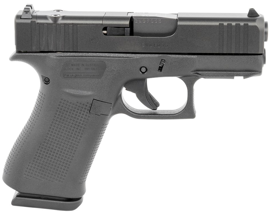 Glock G43X MOS 9MM Pistol 3.41 Black PX4350201FRMOS-img-1