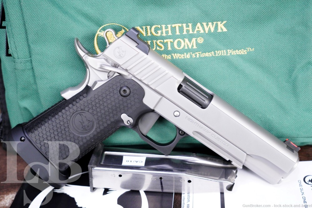 Nighthawk Custom Trooper 9mm 5" 2011 Semi-Automatic Pistol 2021 CA PPT OK-img-0