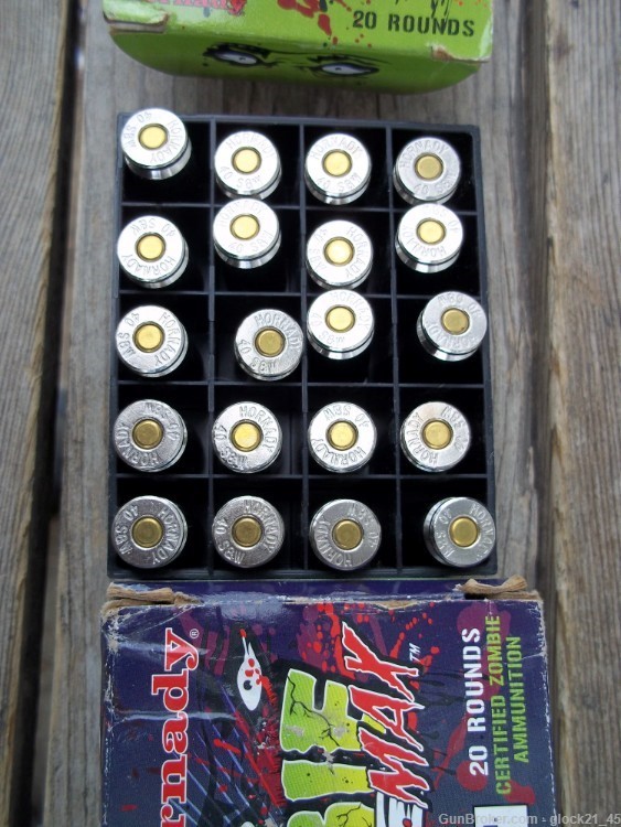 80 Rds Hornady Zombie Max Z-Max Ammunition Ammo .40 S&W .40 165gr -img-13
