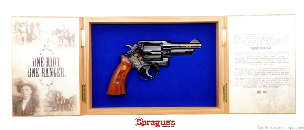 Smith and Wesson Model N-TX 4" Texas Ranger 200th Ann Edition 357 Mag NEW-img-11
