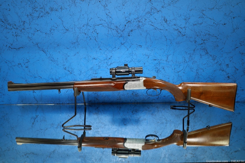 THIRY EXPRESS 8X57 JRS DOUBLE RIFLE W/EJECTORS MFG IN ITALY /1991-img-2