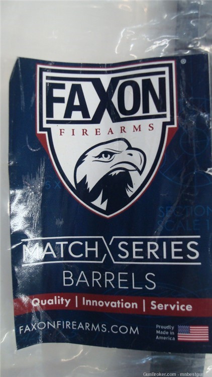 Faxon Match Series 6.5 Creedmoor 22 Inch Fluted Rifle Length Barrel NIB-img-1