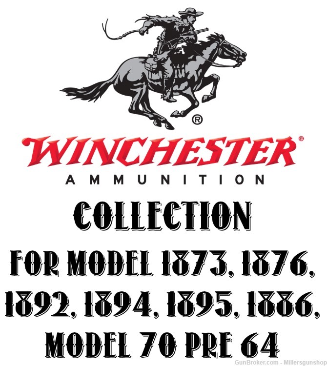 Collection Of Loaded Cartridges for Winchester 1873/76/92/94/95/86/70 Pre64-img-0